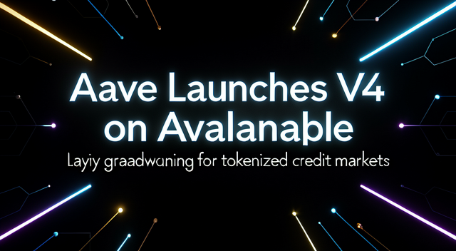 Aave V4 搬到 Avalanche 是怎麼回事？對我們借錢有什麼幫助？ 封面圖