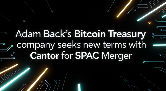 比特幣公司要上櫃了？Adam Back 的 Treasury 公司怎麼突然想改合約條款？ 封面圖