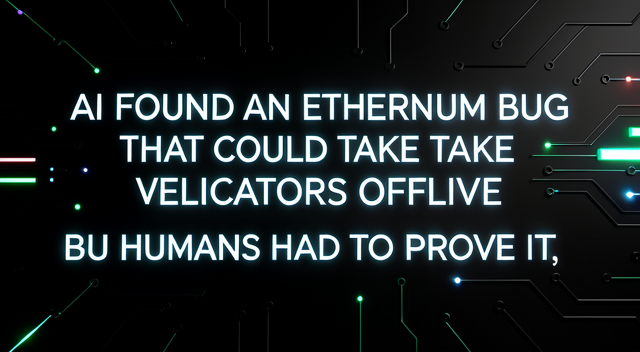 當 AI 盯上以太坊驗證節點:一次遠端崩潰與一堆自信的空頭