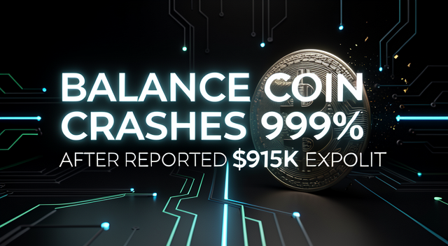 Balance Coin 跌穿地板：$915K 的攻擊怎麼就把一個穩定幣殺死了？ 封面圖