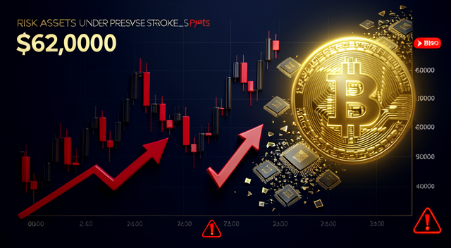 比特幣重試 $62,000 關口：半導體股賣壓連兩日深化，風險資產承壓