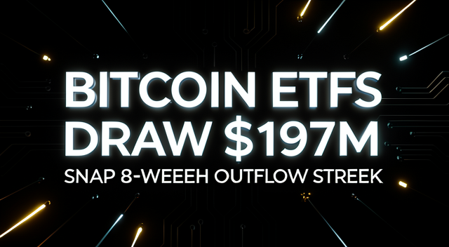 比特幣 ETF 吸金 1.97 億美元，8 週外流終於喊停？別急著歡呼！ 封面圖