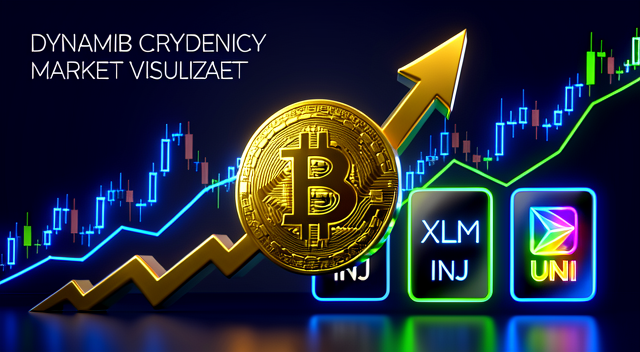 比特幣日圓利率調升後大漲，XLM、INJ、UNI 領漲市場