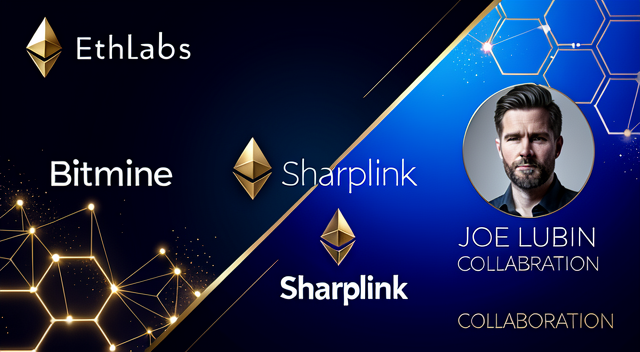 巨頭齊聚！Bitmine、Sharplink 與 Joe Lubin 聯手背書 Ethereum R&D 非營利組織 Ethlabs