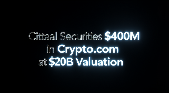 傳統金融巨頭入局,Crypto.com 如何成為加密與傳統市場的關鍵樞紐?