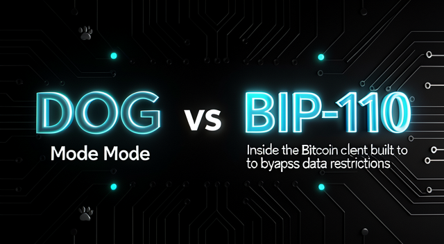 DOG Mode 與 BIP-110 的對決：繞過共識規則的比特幣新客戶端到底在玩什麼？ 封面圖