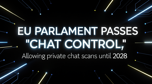 監聽常态化？歐盟 Chat Control 立法通過，E2EE 免死金牌背後的通訊監管新局 封面圖