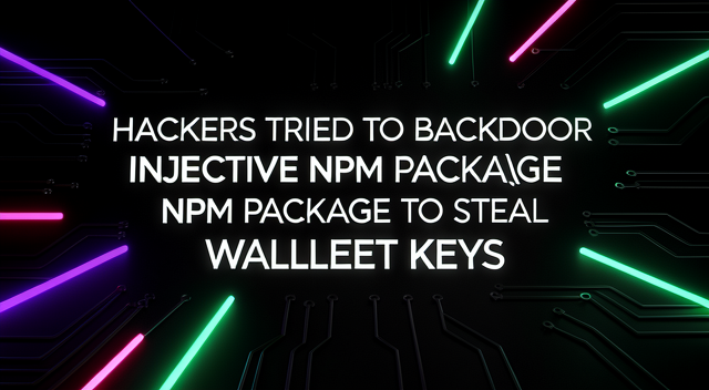 npm 套件被動手腳，你的 Injective 錢包還安全嗎？ 封面圖