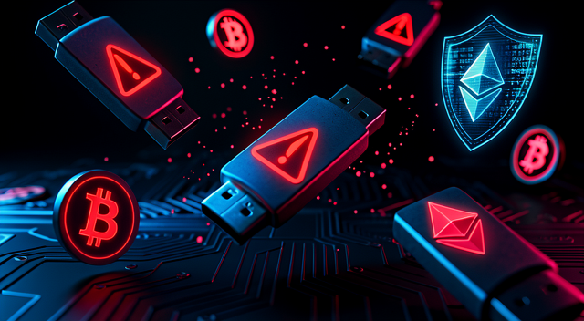 Microsoft 警告「加密貨幣剪接者」惡意軟體：USB 隨身碟成為新型攻擊載體