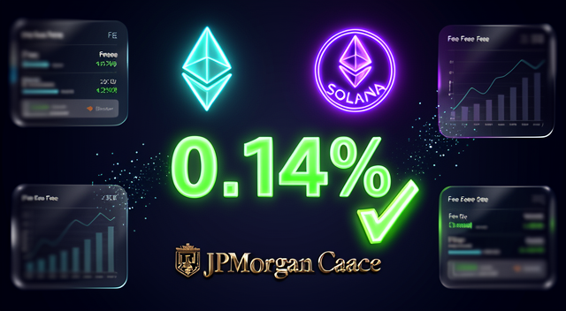 摩根大通震撼價!Ethereum 與 Solana ETF 手續費低至 0.14%,創全球紀錄新低