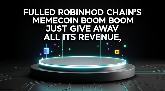 Noxa 撤資與 Robinhood Chain 迷因幣榮景的終結：一場精心包裝的流動性轉移