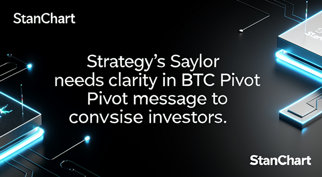 Saylor 的比特幣故事講到一半，渣打先看不下去了