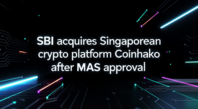 從東京到星洲：SBI 收購 Coinhako 背後，傳統金融的鏈上賭注