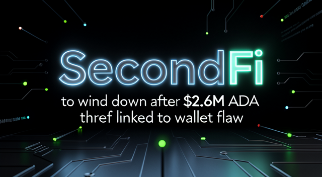 二百万 ADA 偷完就關門？SecondFi 的錢包漏洞給 DeFi 上了一課 封面圖