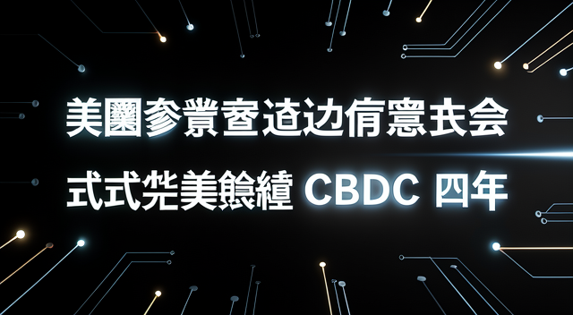 美國參議院通過住房法案，正式禁止美聯儲 CBDC 四年