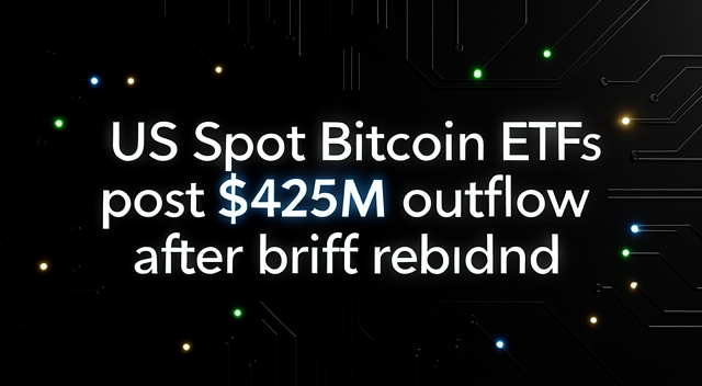 四億兩千萬美元的短暫反轉：美國現貨比特幣 ETF 資金流背後的真實博弈