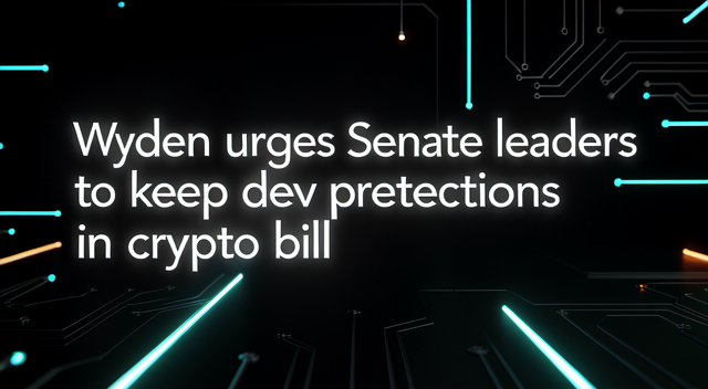 Wyden 的背水一戰：為何開發者保護條款是 crypto 立法的生死關鍵？ 封面圖
