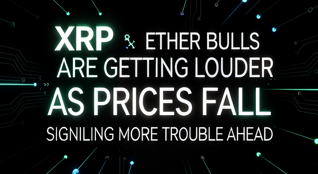 價格跌了、喊單更響：XRP 與以太坊的多頭狂歡，為什麼往往是下跌的前兆？ 封面圖