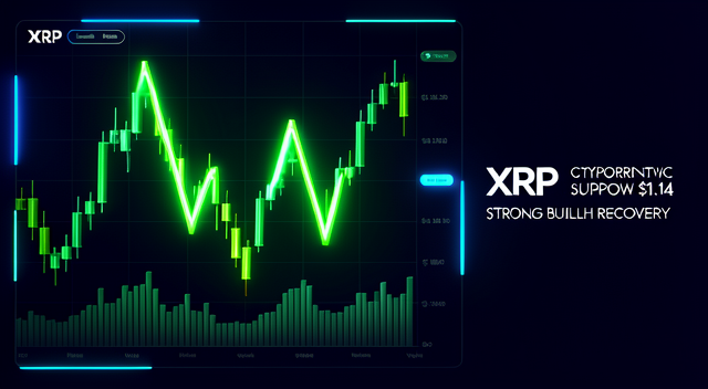 XRP 短暫跌破 $1.14 支撐位後買家帶貨反彈:技術面深度解析