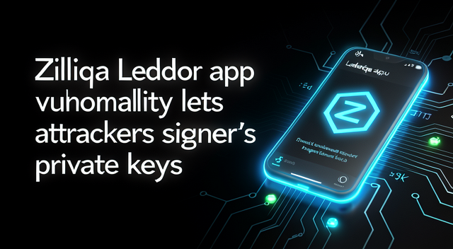 硬體錢包不保了？Zilliqa Ledger 漏洞讓你的私鑰直接「裸奔」 封面圖